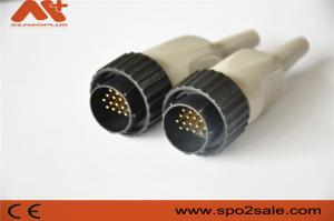 Quality EKG connector compatible Kenz 10-lead EKG cable with 16pin black color wholesale