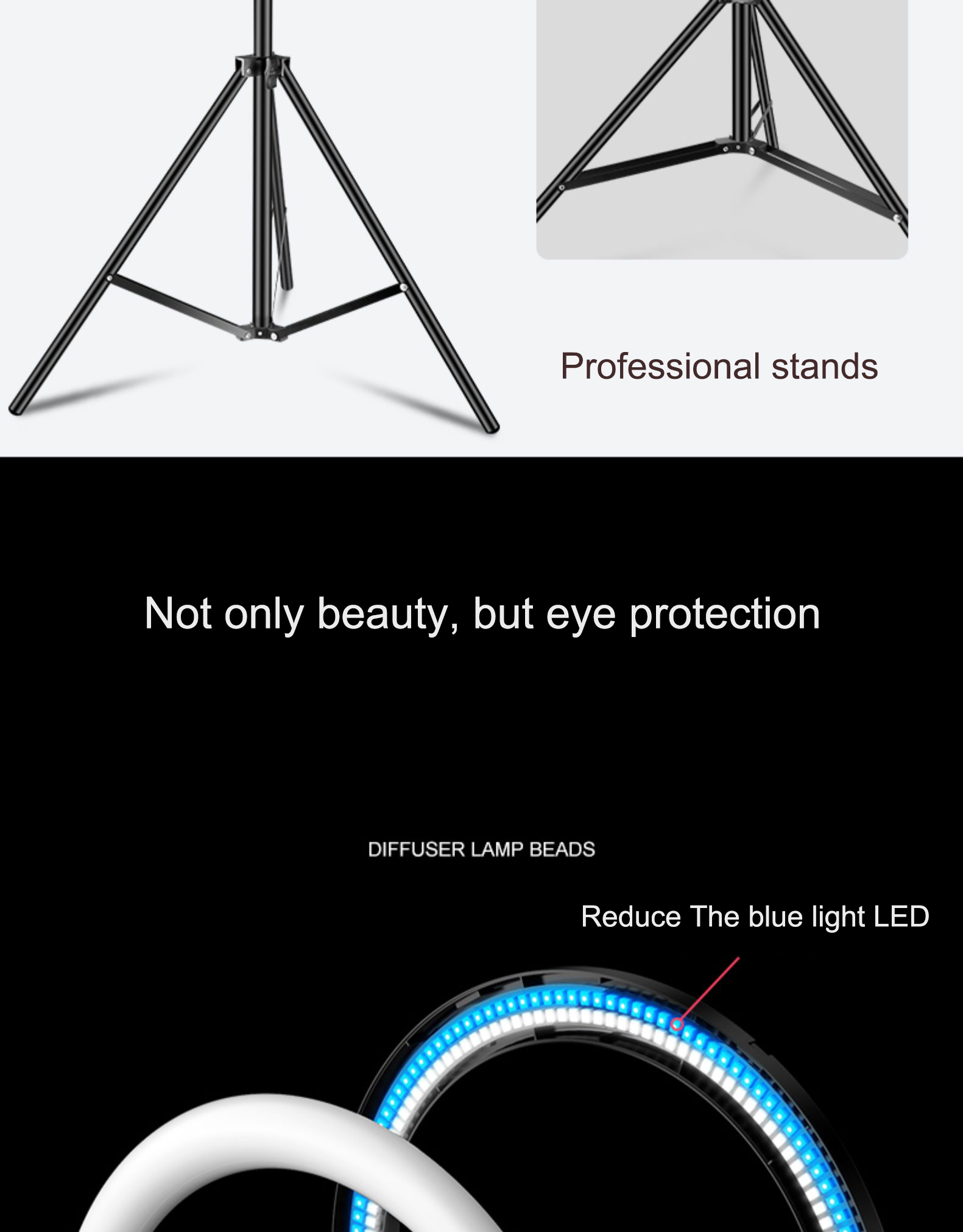 1.8 kg Soft LED Circle Ring Light with PORTABLE Convenience Elevate Your Live Show