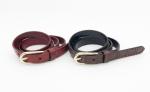Genuine Crocodile Leather Belt , Womens Decorative Belts 1.8cm Width
