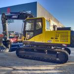 0.6m3 Hydraulic Crawler Excavator Reliability Rubber Track Excavator