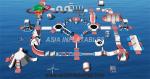 Customized Floating Inflatable Aqua Park Inflatable Aquatics Park For Sea
