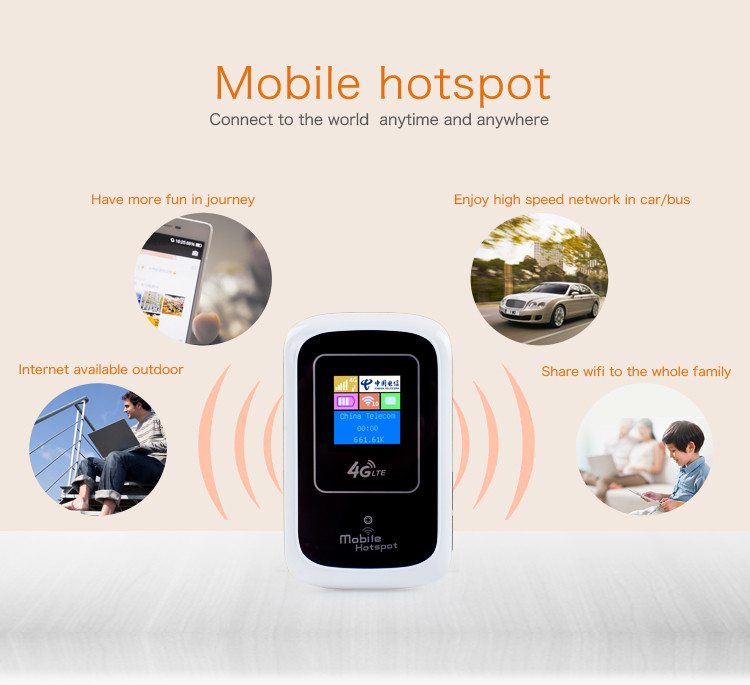 8h 150mbps Wireless Router Indoor Mobile Hotspot 4G LTE Router