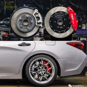 Quality Rear Big Brake Kit 4 Piston Caliper With 355x28mm Rotor BBK Auto Brake System For Toyota Avalon 19 Inch Car Rim wholesale