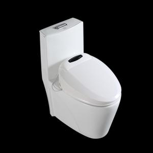 Quality Left Handed Control Panel Electric Bidet Toilet Seat / Ceramic Toilet Seat 4.7kg Weight wholesale