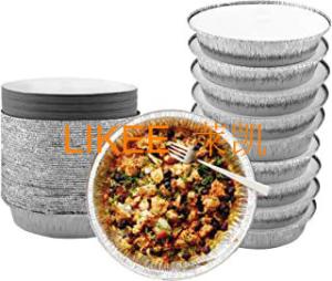 Quality Insulation Preservation Round Aluminum Foil Container For Freezer wholesale