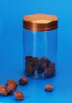Large Capacity Recycled Plastic Jars Food Grade Material Round Shape 49G