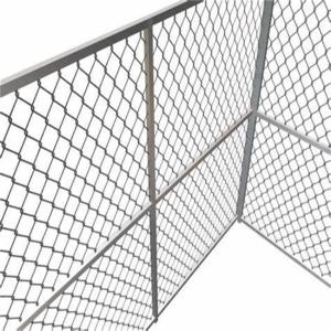 China Pvc Coated / Galvanized 10 Gauge Chain Link Fencing Anti Rust on sale