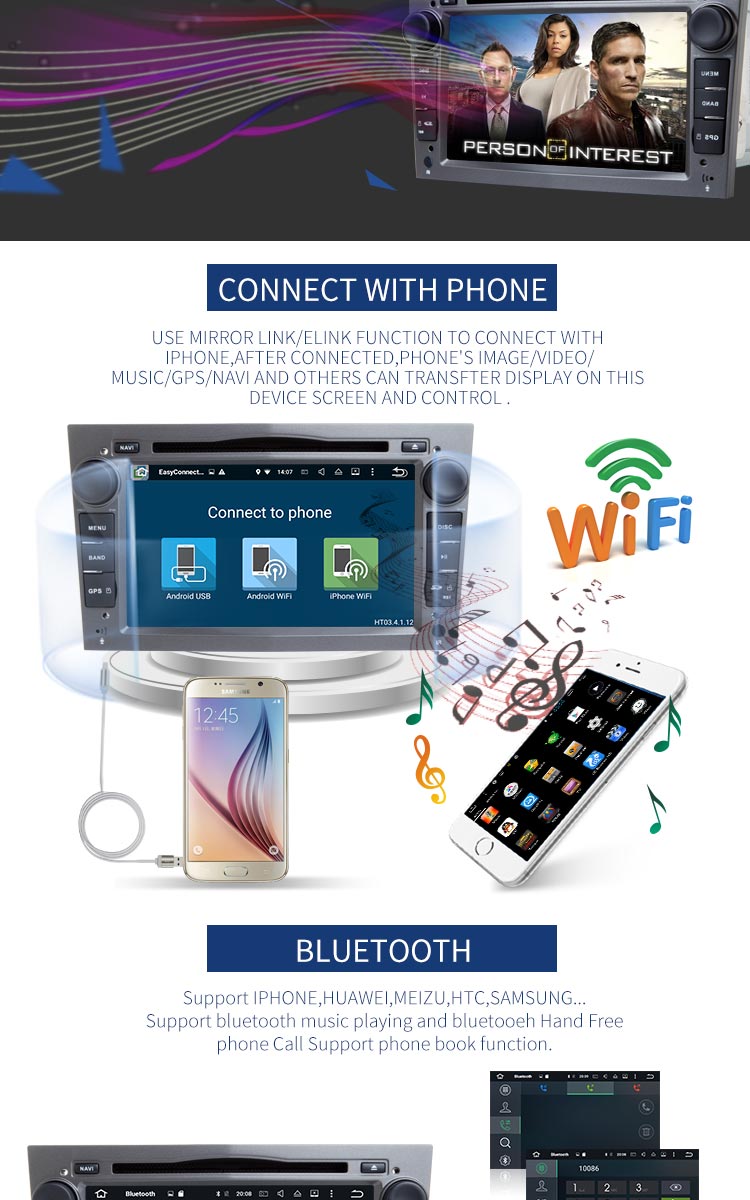 Android 8.0 Vectra Opel Car Radio DVD Player With OBD BT Radio Free Map