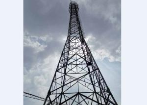 Quality Outdoor Radio TV Cell Phone Signal Tower Meet ASTM A123 HDG Standard wholesale