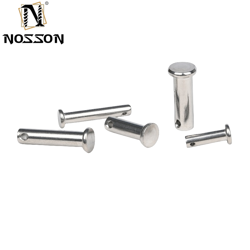 Top-Notch Performance Clevis Pins 304 Stainless Steel Cylindrical Pin with Hole Locating Pin and Longer Life TiCN Finish