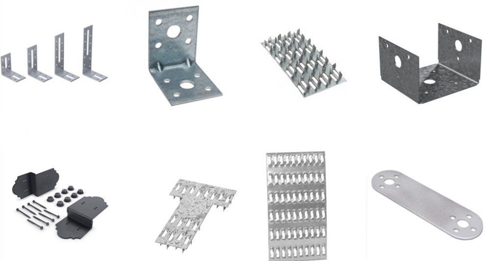 Silver Finish Swing Set Bracket with All Mounting Hardware Middle Bracket