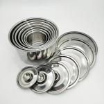 Stainless Steel Round Sauce Bucket Container With Lid
