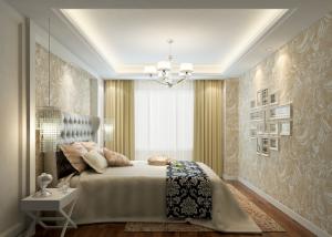 Quality PVC Retro Light Yellow Floral Pattern Wallpaper With Embossed For Bedrooms wholesale