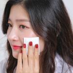 Hypoallergenic Cosmetic Cotton Pads , Cotton Makeup Remover Interwoven