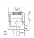 Stainless Steel Housing Wall Mounted Gas Boiler With Temperature Controller 24H