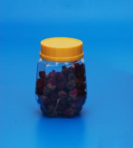 Quality Food Grade Empty Plastic Cans Special Shape Screw On Lid Type Small Size wholesale