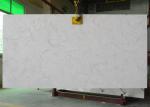 Bathroom Vanitytop White Quartz Stone , Solid Color Quartz Countertops