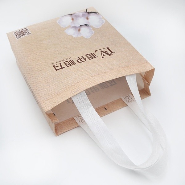 Promotional Tote Bag Ultrasonic Welded Non Woven Shopping Bag