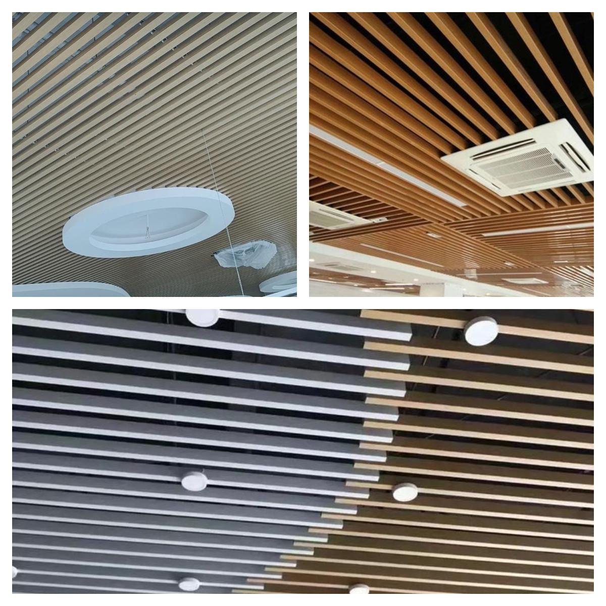 Interior Decor Aluminium Baffle Ceiling U Shape Modern Stylish Alum Strip Ceiling