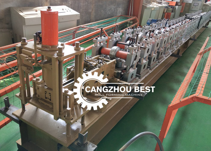 Roller Shutter Door Steel Making Roll Forming Machine Hydraulic Cutting