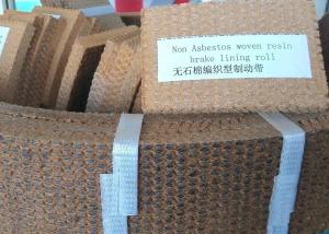 Quality Resin Woven Friction Material Sheet Viscose Fiber With Brass Wires wholesale