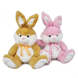 Quality Fashion Holiday Stuffed Easter Bunnies / Easter Plush Bunnies Custom Made wholesale