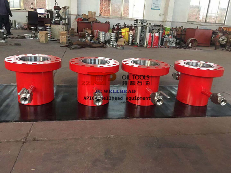 Oil Well Drilling Wellhead Casing Head For Single Completion 7/8" X