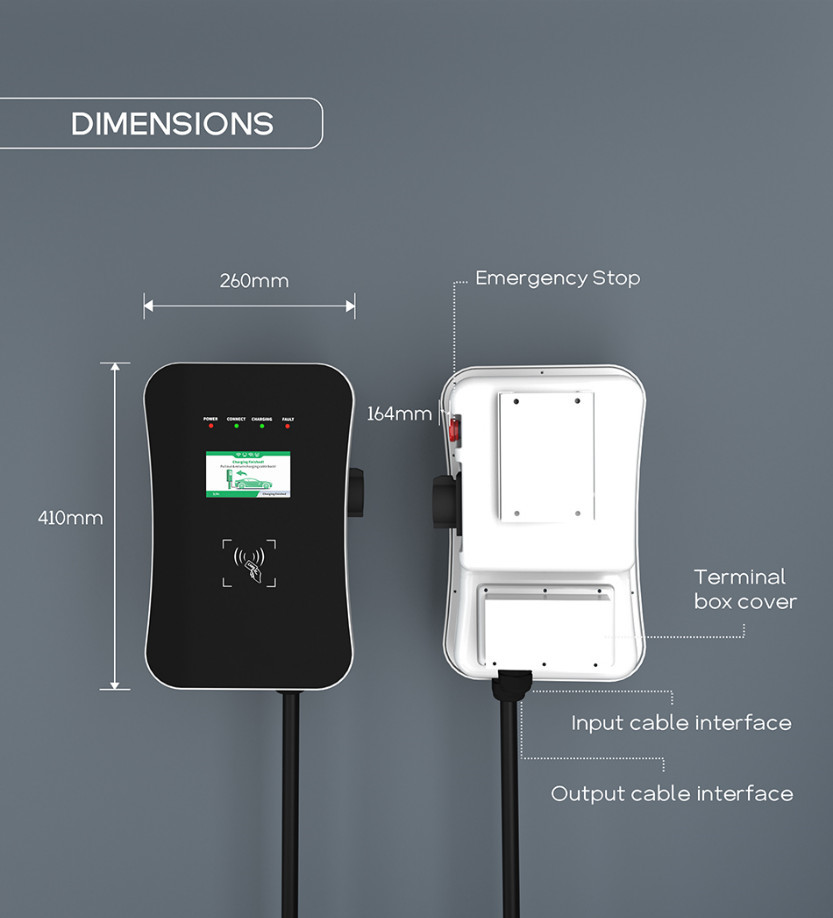 CCS Type 2 Fast Electric Car Smart Charger 22kw For Agents