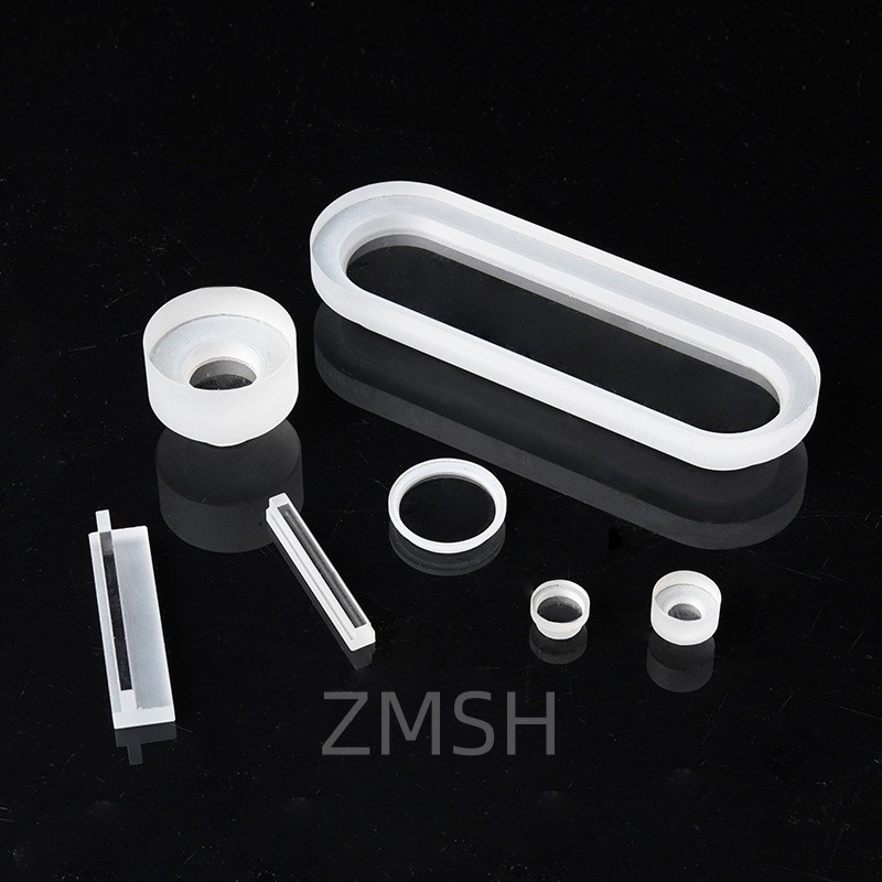 Quartz Glass Windows CNC Machined Irregular Fused Silica Plates For Optical And Laser Systems