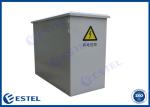 Two Compartment 24U 3C Outdoor Wall Enclosure