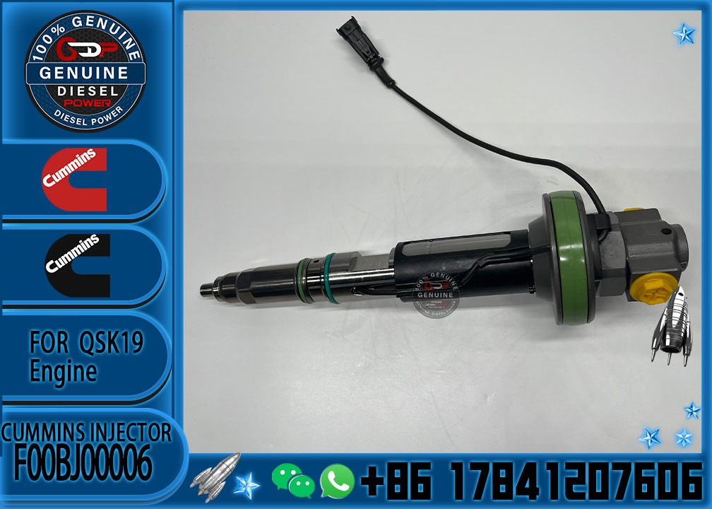 Quality goods Common Rail Diesel Fuel Injector 2882077 0986435901 F00BJ00006 For Cummins QSK19 QSK38 QSK60
