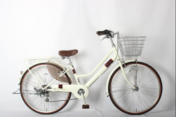 High Carbon Steel Shimano City Commuter Bikes Womens 26 Inch Ladies Bike Six