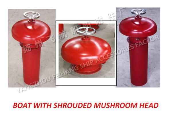Externally open mushroom vents with Dg=100 are usually marked as: hood