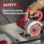 75mm 1.2mm X Teeth Diamond Blade Wet Saw For Porcelain Tile And Ceramic