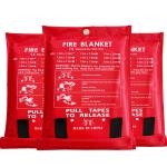 Fireproof Fiberglass Cloth Fire Blanket for Kitchen and Dining