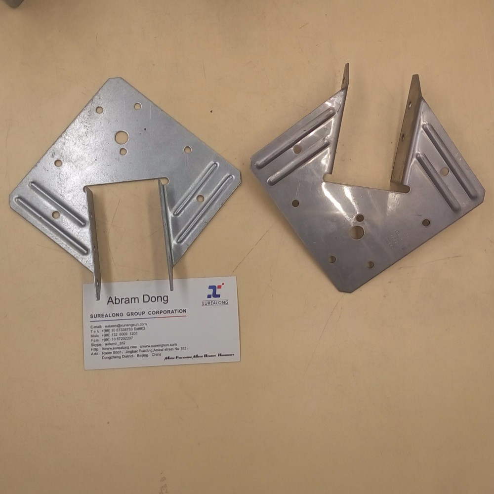 ISO9001 2008 Certified Galvanized Steel Joist Hangers For Wooden Connectors