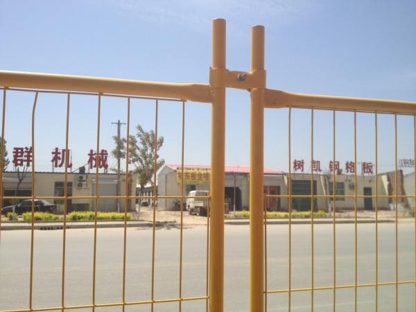Industrial Removable Yard Fence Temp Fence Panels 2100mm X 2400mm Standard