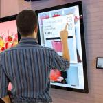 Wall Mount Commercial Monitors Digital Signage Android Without Information Kiosk