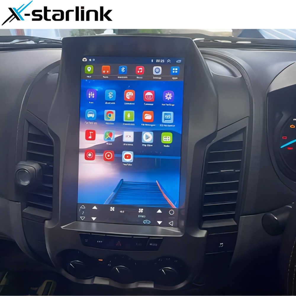Navigation Car Video 12.1 Inch Vertical Screen For Ford Ranger Raptor F250