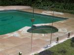 AS2208 Standard Swimming Pool Glass Fencing , Glass Panel Garden Fencing Safety