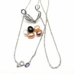 Amazing Birthday day pearl jewelry -DIY 5 pearls jewelry kit-wish pearl gift set