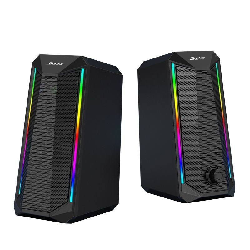 RGB Gaming Computer Speaker USB Laptop Small Audio Super Volume Desktop Subwoofers