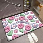 Swell Small Garden Diatom Mud Bath Mat Toilet Foot Mat