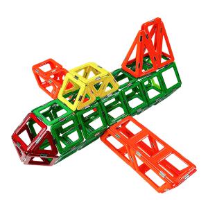 Quality Children Toys Magnetic Tiles Vehicles Heavy Transport Aircraft Building Blocks wholesale