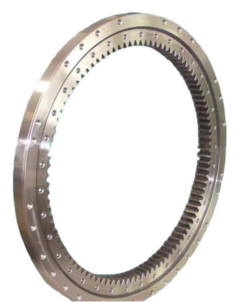 Four Point Contact Carbon Steel Slewing Ring Bearing QJ Ball Bearings
