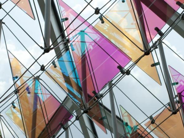 Decorative Color Change Dichroic Glass