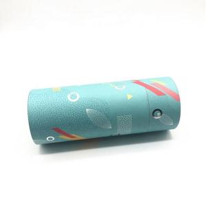Quality Cylindrical Paperboard Paper Tube Packaging Box With Embossing UV Coating wholesale