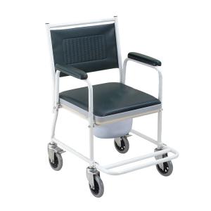 Quality Transfer Portable Folding Commode Shower Wheelchair Load 100Kg wholesale