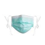 Non Woven Soft Disposable Protective Face Mask Green
