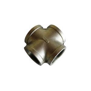 Quality 4 Way Cross Lost Wax Casting NPT Thread Stainless Steel Pipe Fittings wholesale